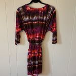 ABS Allen Schwartz ABS Tie Dye Belted Dress Size Small Photo 4
