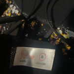 Flirtitude  Black and Yellow Floral Bralette Photo 1