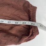 Jolt Women's Chocolate Brown Ruffles Popcorn Cutout Bell-Sleeve Dress Size L Photo 6