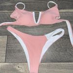 Two Piece Swimuit Pink Photo 0