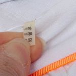 Tahari  Womens Embroidered Linen Skirt Size 16 White Tie Belt‎ Pockets Bohemian Photo 4