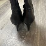 Calvin Klein  Catrice Black Leather Heeled Boots Photo 5
