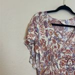 Sundance  Boho‎ Floral Midi Dress Size 8 Photo 2