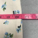 We Wore What Revolve Ivory Blue Floral Cut Out Belted Mini Denim Skirt Large NWT Photo 13