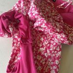 ZARA Floral Pink Women's Bodysuit Photo 9