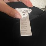 Good American  Black Velvet Wide Leg Trouser Pants 22 PLUS Photo 5