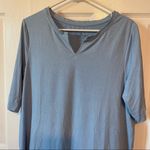 Cuddl Duds  blue tee Photo 1
