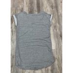 Athleta  Energy Terry Cloth T Shirt Dress Gray Short Sleeves Rolled Cuffs Size L Photo 2