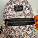 Disney Black and White Backpack with Character Print Photo 0