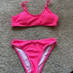 SheIn Hot Pink  Bikini Set Photo 0