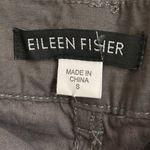 Eileen Fisher Grey Taupe Tie Waist Zip Button Knee Length Pencil Skirt Small Photo 6