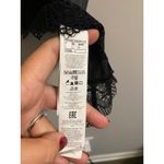 NWOT Intimissimi nightwear satin and lace nightgown slip w/handkerchief hem sz L Black Photo 5