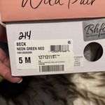 Wild Pair  Neon Yellow Crisscross Sandals Photo 1