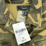 Forever 21  Women's Camouflage Oversized Cargo Jacket Medium Brand New Photo 8