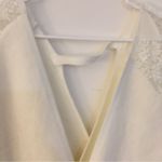 Boutique Gorgeous Lace sleeve, front and back V Dip crossover sweater Photo 9