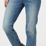 Peace Love World  Inside Slit Straight Leg Jeans Medium Wash Women’s Size 00 | 27 Photo 0