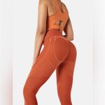 Fanks Body Sculpt 7/8 Leggings Size Large Orange Photo 3