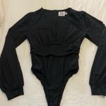 Princess Polly  Jude long sleeve black bodysuit Photo 1