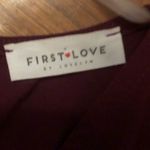 First Love  Deep Red Jumpsuit Photo 1