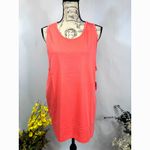 Abound  Nordstrom Long Drop Arm Hole Tank Coral Fusion M Photo 1