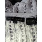 Jeanne pierre Women's Jeanne Pierre White Eyelet Open Knit Sweater Size Large Long Sleeve Photo 6