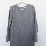 Old Navy  Womens Dress Size L Gray Long Sleeve Sheath Work Office Minimalist‎ Photo 2