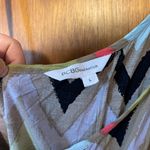 BCBGeneration  Woman's Off-Should Patterned Trendy Top Size Large Photo 1