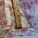 Laura Ashley Nightgown Robe Women M/L White Red Toile Cottage Coquette Housecoat Photo 12