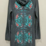 Title Nine  Cowl Neck Dress Multicolor Sz M Tunic Holiday Gidget Long Sleeve Photo 0