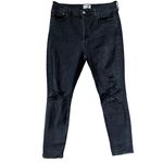 AGOLDE Nico Button Fly High Rise Slim Jeans in Cassette Size 31 Photo 3