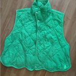 Free People Quinn Quilted Puffer Vest Green Photo 6