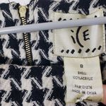 American Vintage ICE Women's 8 Black, White, Blue Geometric Sheath, Knit, Vintage Dress Photo 4