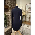Lovers + Friends Revolve Hip Tie Navy Blue Turtleneck Dress Long Sleeve XL new Photo 12