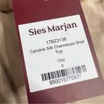 Sies Marjan NWT  silk shell tank top clay Sz 8 Photo 7