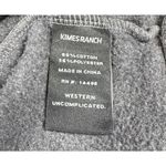 Kimes Ranch Womens Hoodie Sz M Gray Black Pullover Sweatshirt Western Logo Rodeo Size M Photo 9