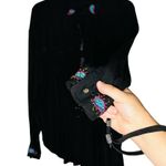 Vintage Marcy'N Me Black Long Sleeve Button Front Beaded Western Shirt Size M Size M Photo 1