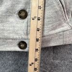 Hi Line Jacket Womens XS Gray Wool Blend Asymmetrical Button Utility Moto Cozy Photo 6