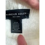 Marcus Adler knit pompom hat and fringed scarf gift set for her Ivory Very Soft Photo 3