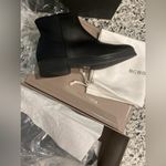 BCBGMAXAZRIA New  Black Cow Leather Ankle Boots 9.5 Collin Photo 3