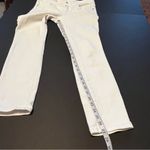 Pilcro and the Letterpress  Anthropologie Script Women‎ 29 White Denim Jean *FLAW Photo 9