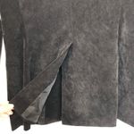 Norma Kamali Black Micro Corduroy Blazer Photo 6