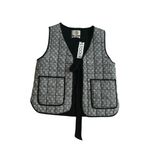 Stoosh  Daisy Print Quilted Bow Vest Size Medium NEW NWT Photo 6