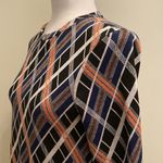 ZARA  Trafaluc Geo Plaid Asymmetrical Retro Style Dress Photo 3