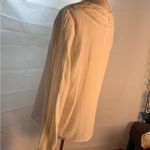 Sundance  Cream Pleated Embellished Bib Collar Blouse Photo 2