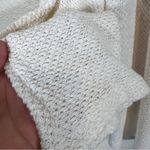 Velvet By Graham Spenser Cream Open Knit Cardigan Sweater Womens M Waterfall Size M Photo 6