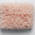 ZARA Strapless Crop Knit Tube Top with layers of Tulle in PINK size small Photo 3