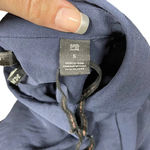 Scotch & Soda  Jolie Vagabonde‎ Navy Blue Button Down Blouse Shirt Size Small Photo 7