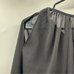 Fifteen Twenty  Black Long Sleeve Tie Front Lightweight Blouse‎ Size M Photo 4