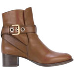 Chloé Chloe brown leather ankle buckle boots Photo 0