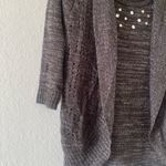  Elegant Gray Cardigan with shirt attached by Carol Rose Size PL Photo 5